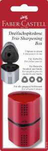 Faber Castell Dreifachspitzdose Dreikant Grip 2001 blau/rot