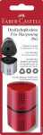 Faber Castell Dreifachspitzdose Dreikant Grip 2001 blau/rot