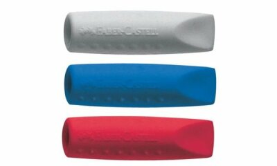 Faber Castell Rad. Grip 2001 eraser cap grau/rot/blau