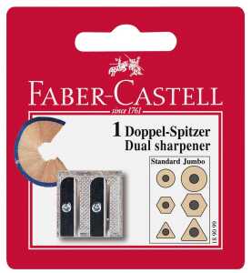 Faber Castell Doppelspitzer Metall BK
