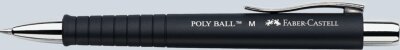 Faber Castell Kugelschreiber Poly Ball M schwarz