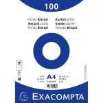 Karteikarten A4 blk 100St/Pkg weiss