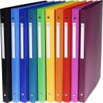 Ringb A4 Uni PP mE 4R 15mm sort