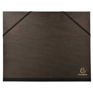 Exacompta Zeichenmappe 26x33 GZ Kraft sw