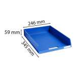 Exacompta Briefablage C4+ blau