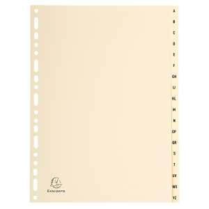 Exacompta Register Karton A4 18-teilg A-Z
