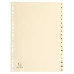 Exacompta Register Karton A4 18-teilg A-Z