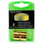 Exacompta Magnete Ø 12mm gold 8St