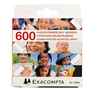 Exacompta Fotoecken selbstklebend 600 Stk