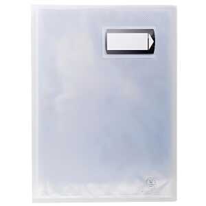 Sichtmappe aus PP 500µ 20 Hüllen Crystal, für Format DIN A4 Kristall