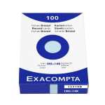 Exacompta Karteikarten A6 blanco blau 100St