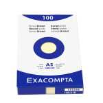 Exacompta NLH Exacompta Karteikarten A5 blanco gel
