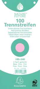 Exacompta Trennstreifen 105x240 rosa 100St