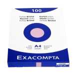 Exacompta Karteikarten A4 blanco rosa 100St