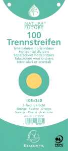 Exacompta Trennstreifen 105x240 orange 100St