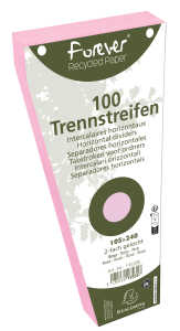 Trennstreifen Recycling trapez rosa