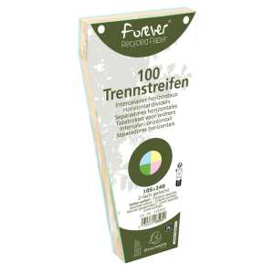 Trennstreifen Recycling trapez sort