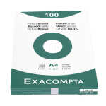 Karteikarten A4 liniert weiss 100St