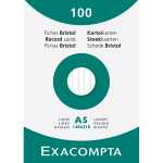 Karteikarten A5 liniert weiss 100St