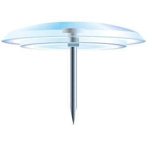 Exacompta Reißnägel Ø12mm glasklar 40St