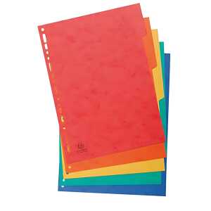 Exacompta Farbregister A4 5-tlg. blanco EXACOMPTA 1405E