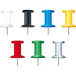 Exacompta Pinwandnadel Push Pins sort 25St