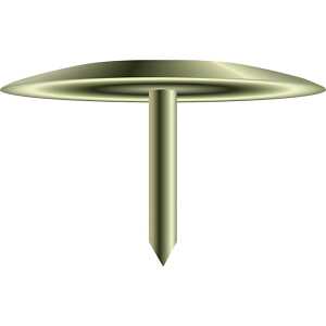 Exacompta Reißnägel Kopf a Messing 100St sw