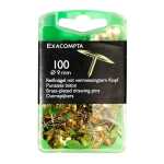 Reißnägel Kopf a Messing 100St sw