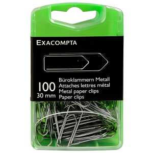 Exacompta Büroklammern Metall 100 St
