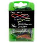 Exacompta Gummiringe farbig sortiert 20g/Pkg
