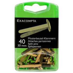 Musterbeutel-Klammern 30mm 40St