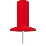 Exacompta Pinwandnadel Papics rot 25 St