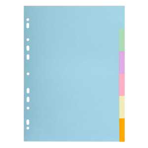 Register A4 Recyclingkarton 6-tlg