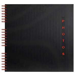 Exacompta Spiralalbum 32X32 Design schwarz