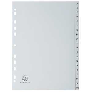 Exacompta Register A4 20tlg A-Z PP grau 3130630017202