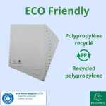 Register A4+ 20tlg A-Z PP grau