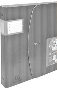 Block Binder PP 2,8mm mit 4 Ringen Rücken 38mm, A4 Farben sortiert