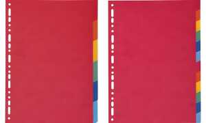 Exacompta Register A4+ Manila 6tlg