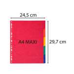 Register A4 XXL Cspan farbig 5-tlg