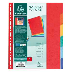 Exacompta Register A4 XXL Karton fab 6tlg