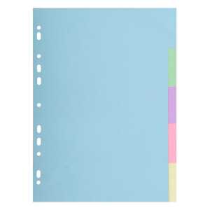 Register A4+ Recy 5tlg pastel 170g