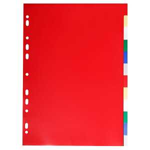 Register A4 PP blanco 12Tlg 120mµ