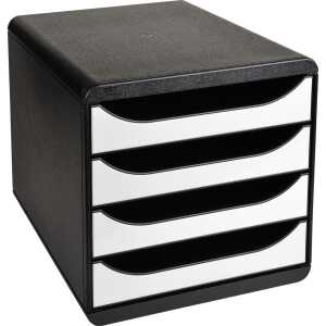 Exacompta BIG-BOX Clc schwarz/glossy weiss