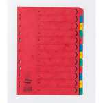 Exacompta Register A4+ 1-12tlg Manila Karton