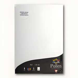 Clairefontaine Papier A4 120g Vergé ext Weiss 50Bl