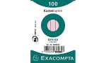 Exacompta NLH Exacompta Karteikarten A8 liniert ro