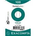 Exacompta Karteikarten A8 lin 100St/Pkg weiss