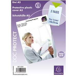 Exacompta Schutzhülle einfach A5 300µ 10St