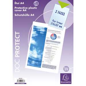Exacompta Schutzhülle einfach A4 300µ 10St