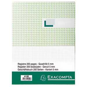 Kladde A4 Leineneinb kariert 100Bl